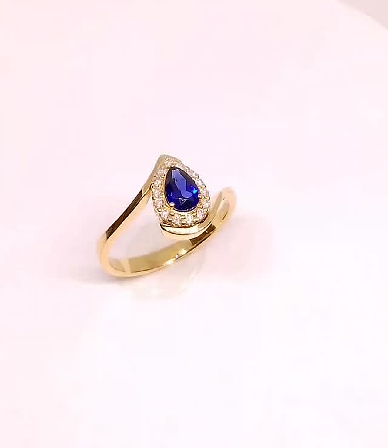 Gold Rings on Fabric